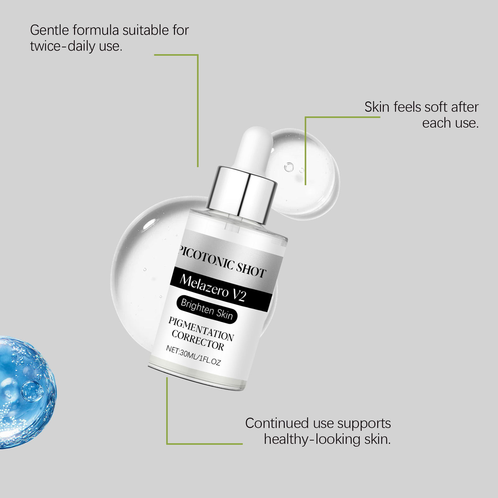 Facial Care Essence Liquid Mild Nourish Skin Replenish Water Lock Moisture Improve Skin Tone Soften Skin Care Essence