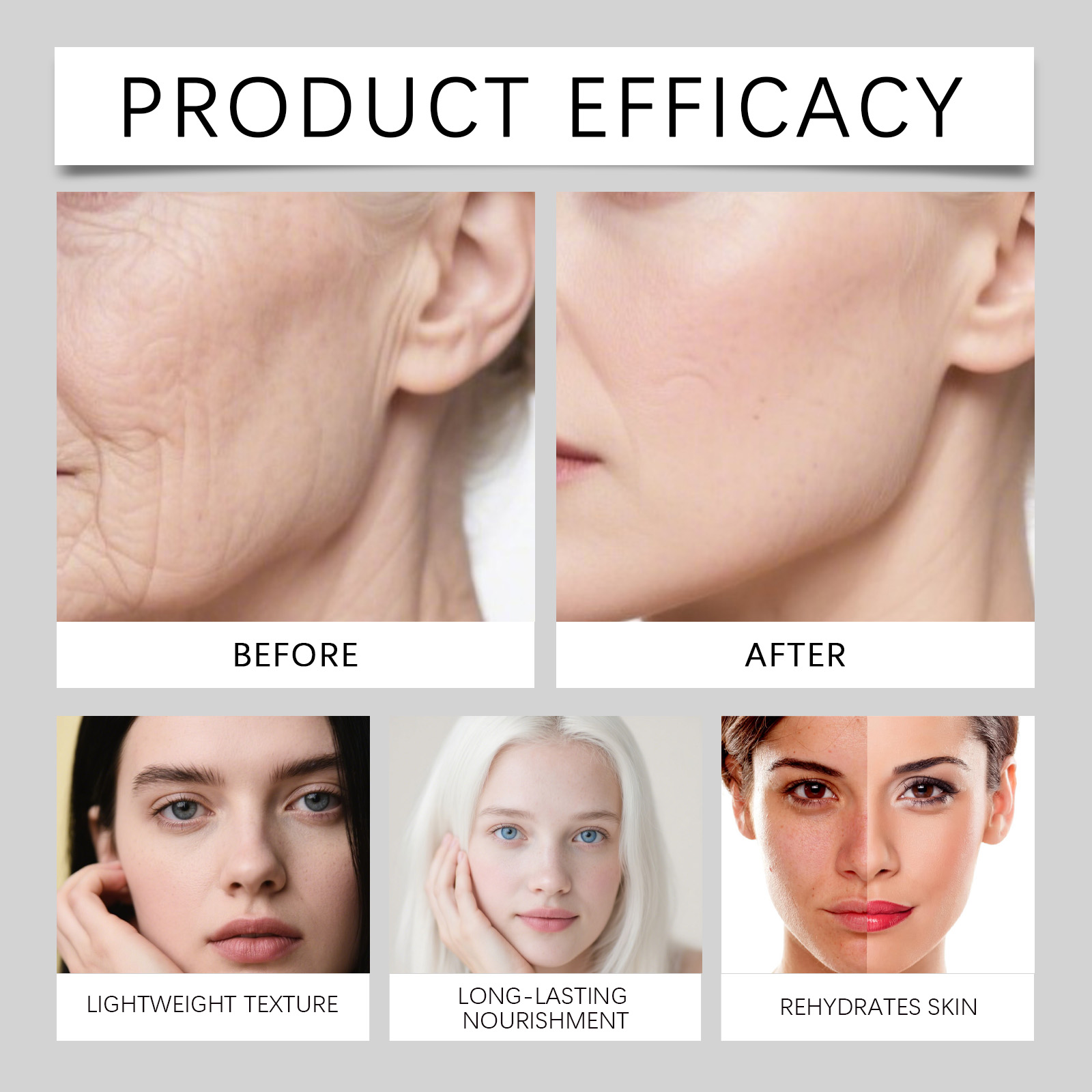 Facial Care Essence Liquid Mild Nourish Skin Replenish Water Lock Moisture Improve Skin Tone Soften Skin Care Essence