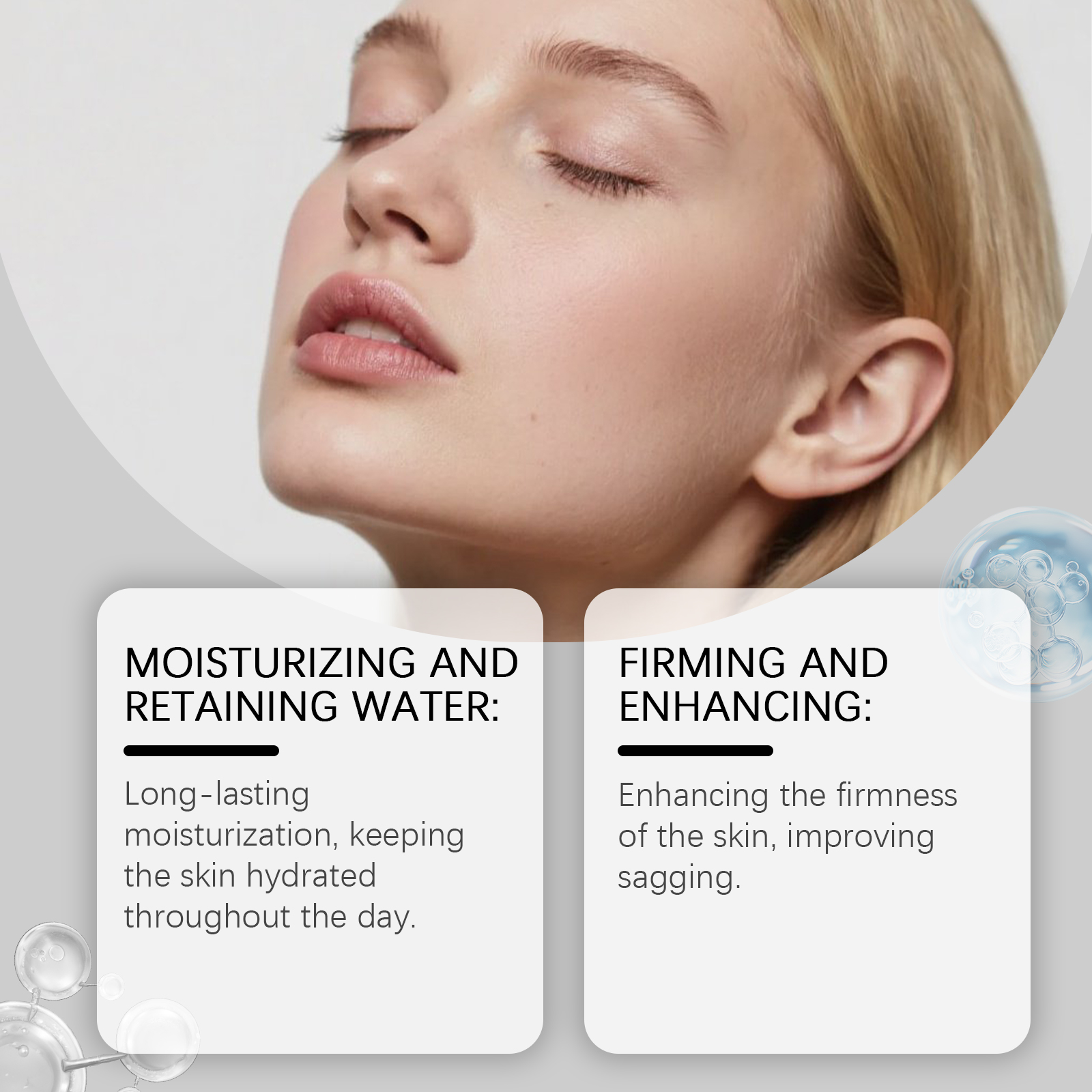 Moisturizing Essence Liquid Mild Cleansing Nourishing Hydrating Facial Skin Refreshing Non Sticky Smooth Long Lasting Moisturizing Care Product