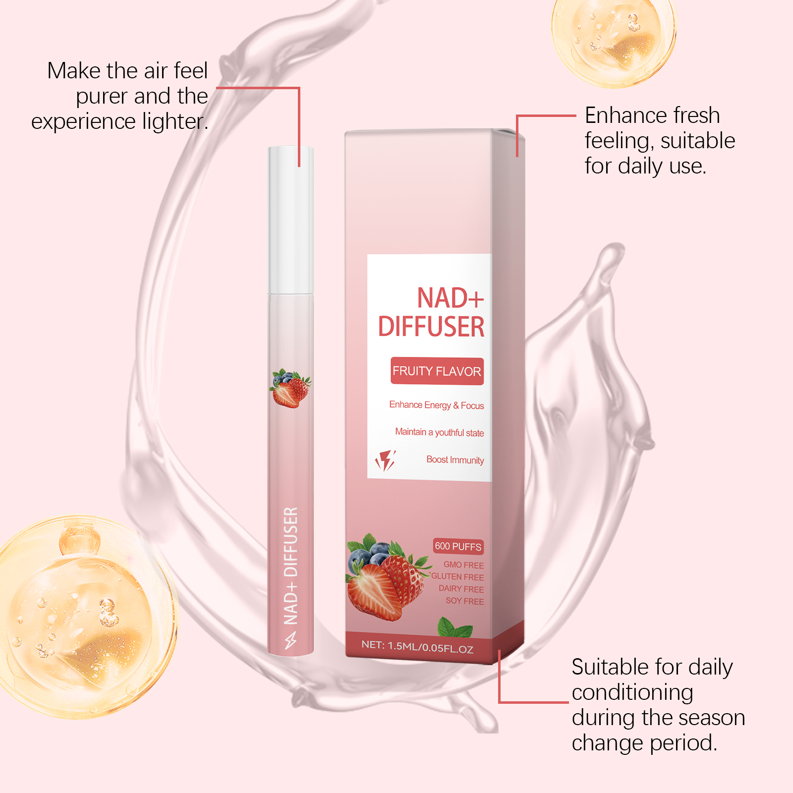 Berry Care Stick Mild Cleansing Fresh Fruity Scent Cozy Daily Body Gentle Convenient Protect Skin Care