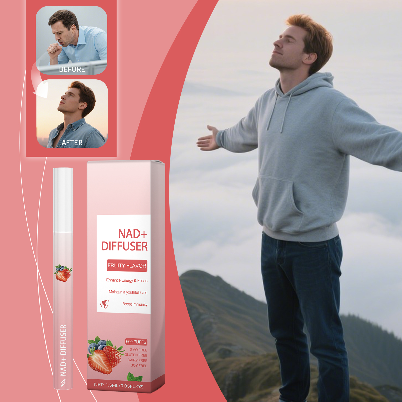 Berry Care Stick Mild Cleansing Fresh Fruity Scent Cozy Daily Body Gentle Convenient Protect Skin Care