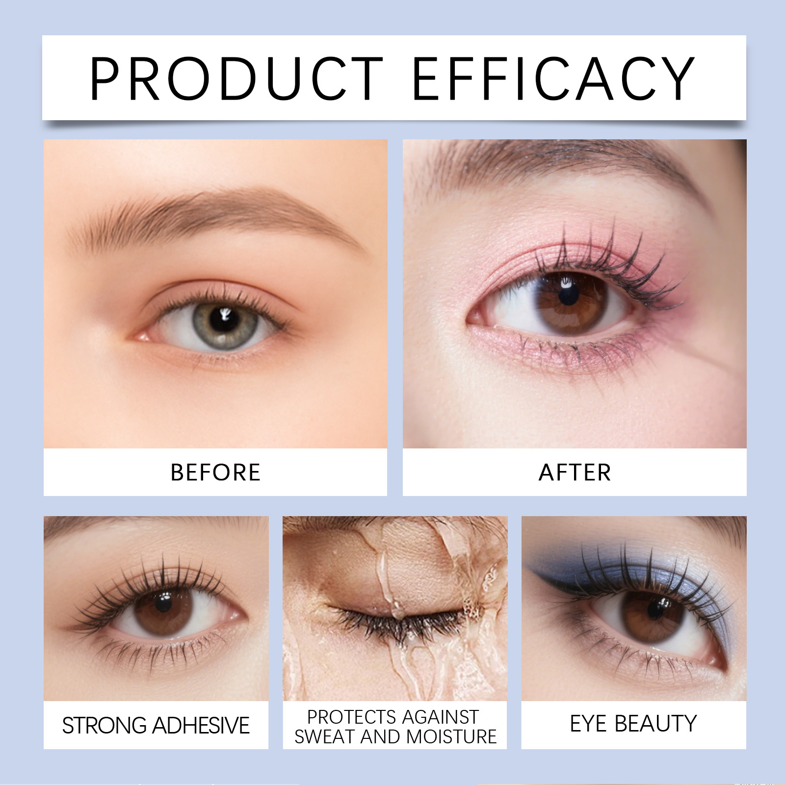 Black Mascara Mild Natural Longlasting Curling Smudgeproof Lightweight Portable Daily Eye Makeup Cosmetic Beauty Tool