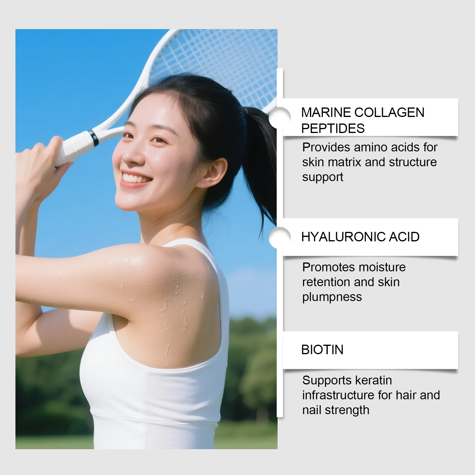 Collagen Supplement Capsules Moisturizing Skin Nourishing Hand Foot Nail Daily Nutrient Dietary Oral Body Care
