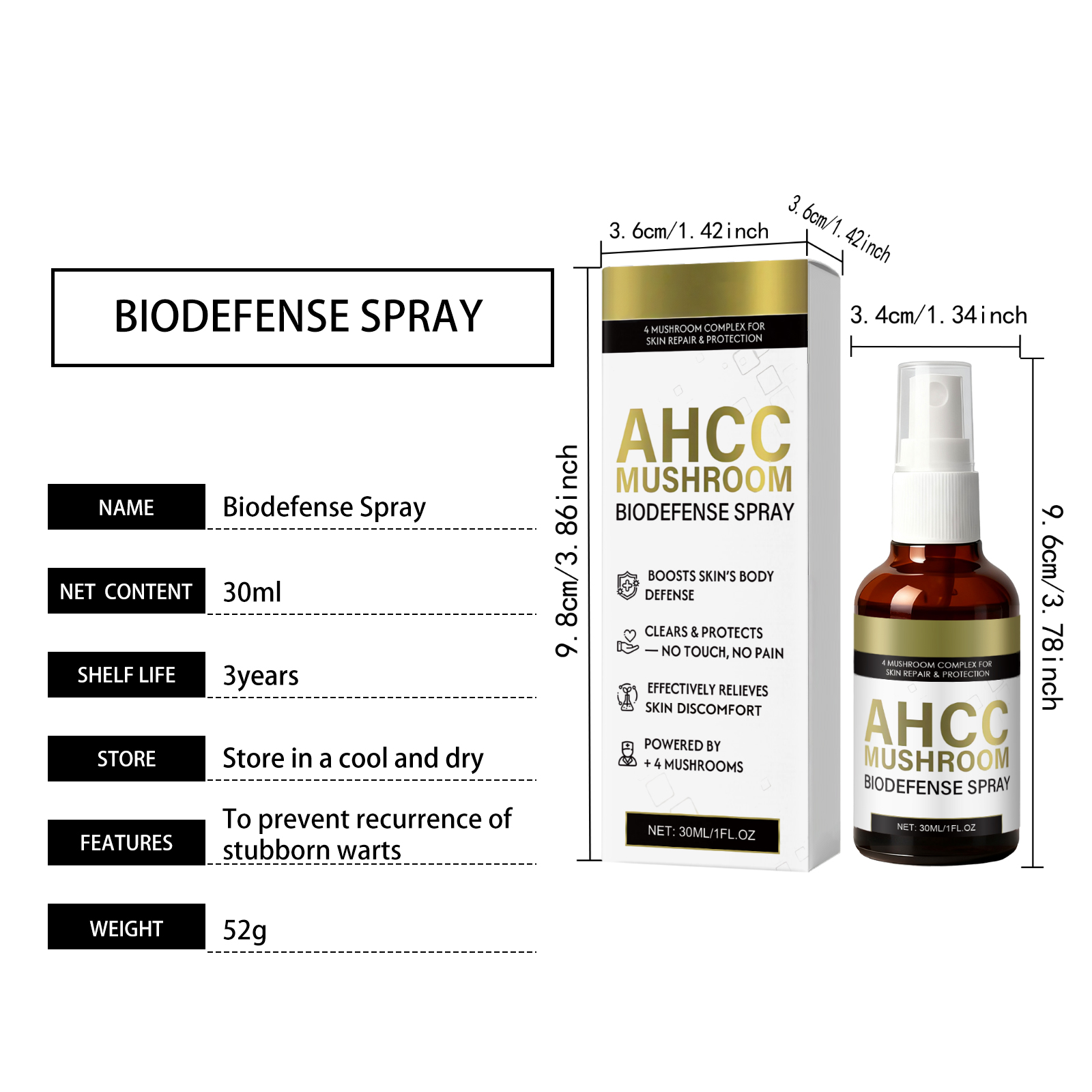Men Body Care Spray Mild Formula Hydrating Comfort Skin Display Vital Massage Treatment Mist