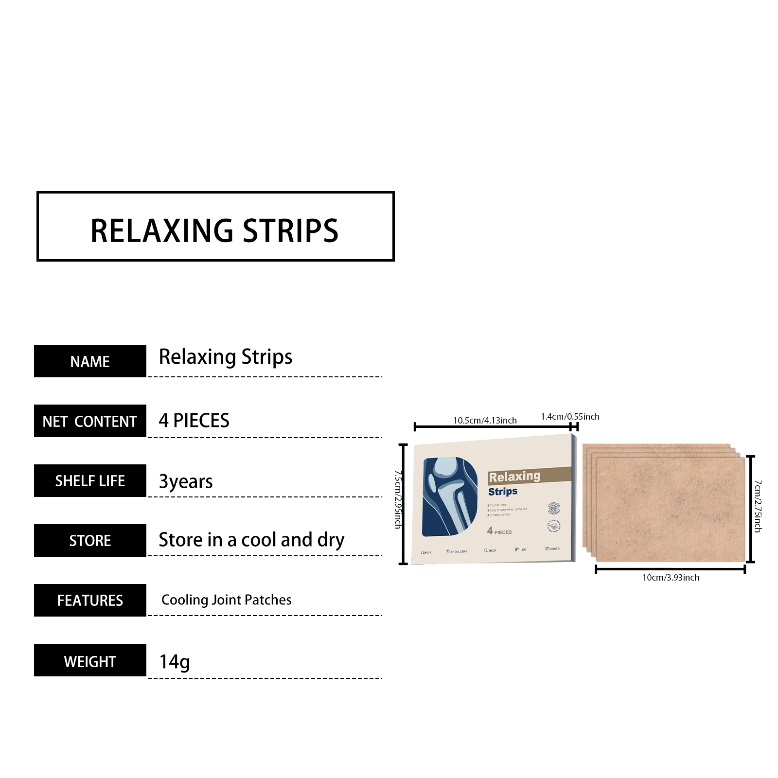 Joint Care Patch Comfortable Breathable Thin Light Design Home Sports Daily Maintenance Apply Family Essential Supplies