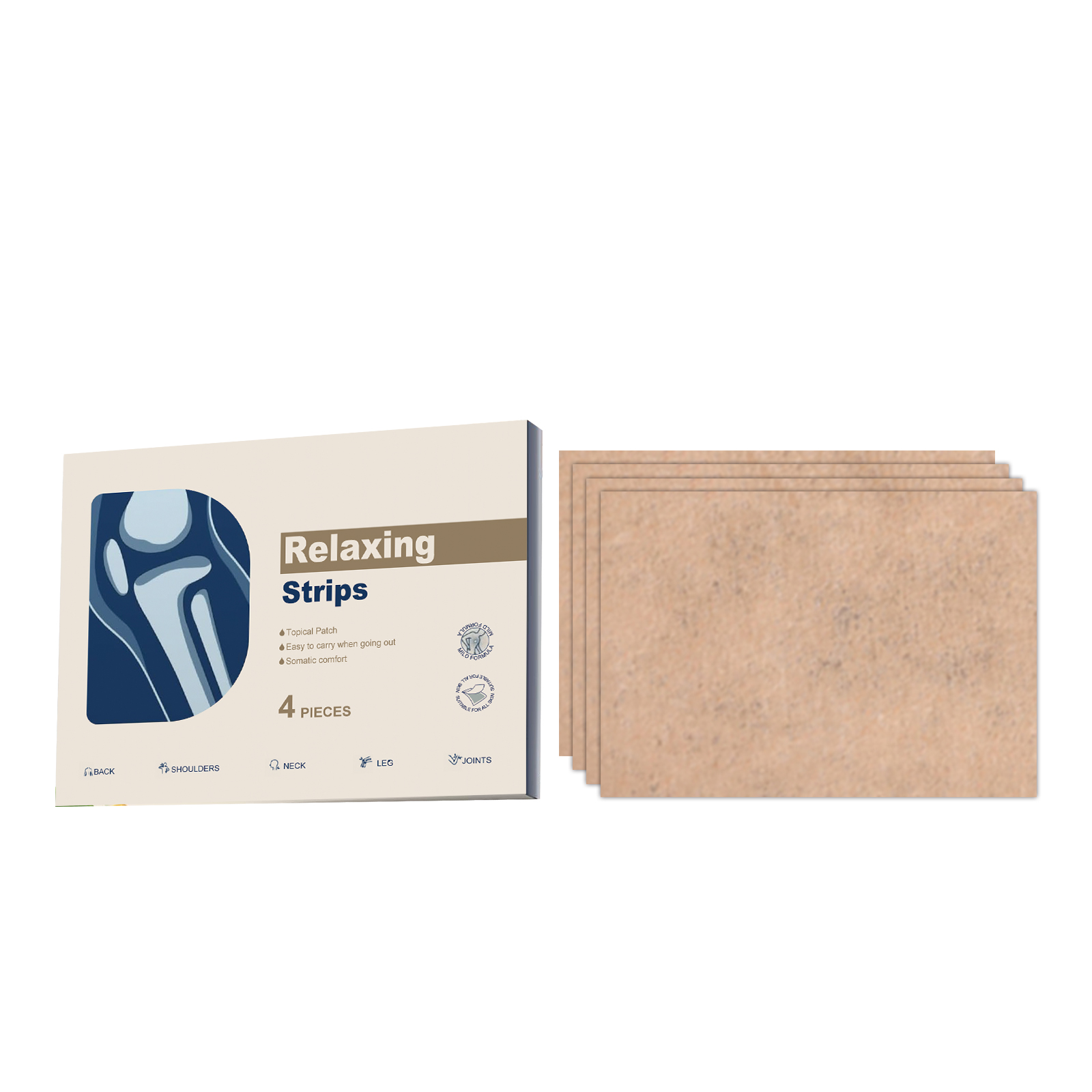 Joint Care Patch Comfortable Breathable Thin Light Design Home Sports Daily Maintenance Apply Family Essential Supplies