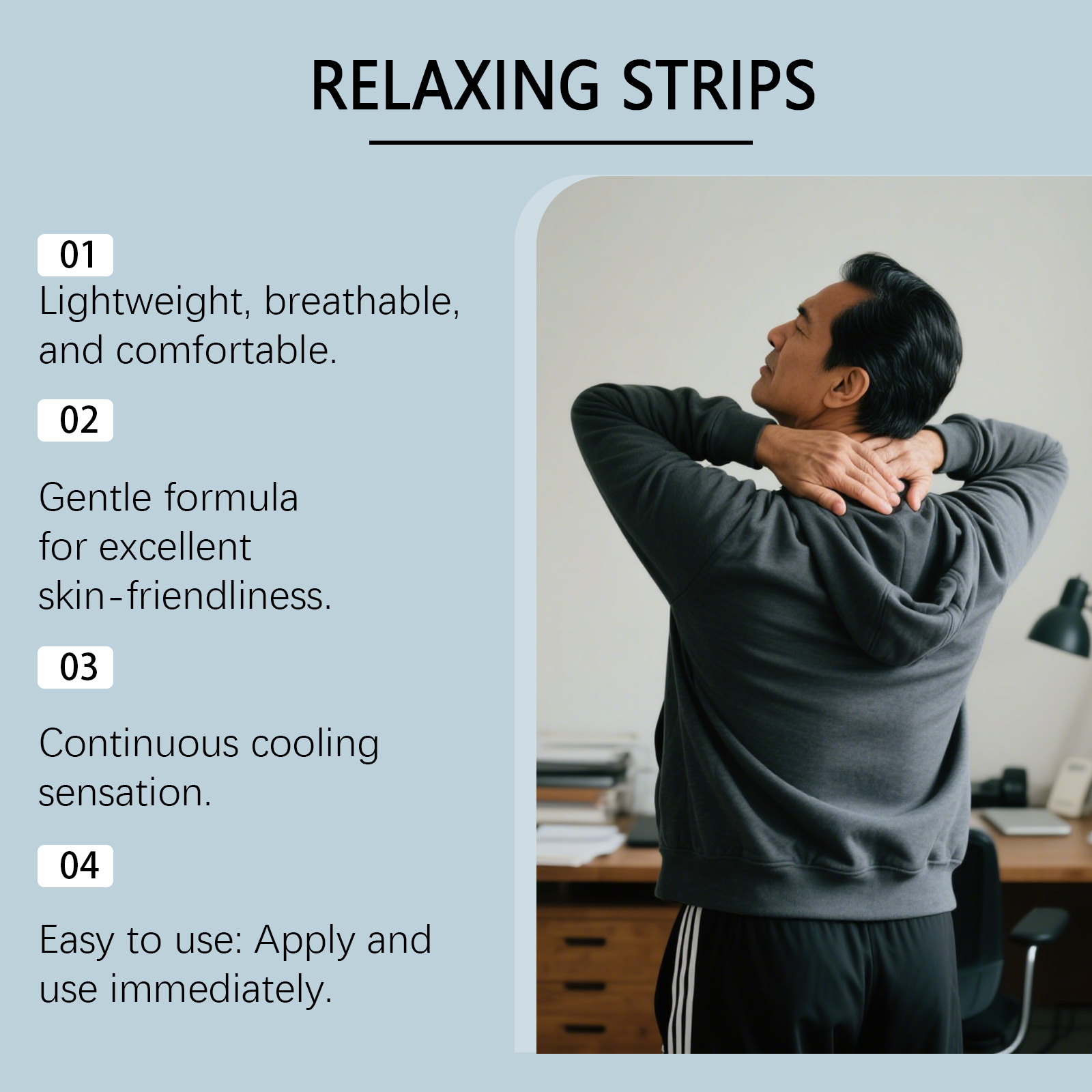Joint Care Patch Comfortable Breathable Thin Light Design Home Sports Daily Maintenance Apply Family Essential Supplies