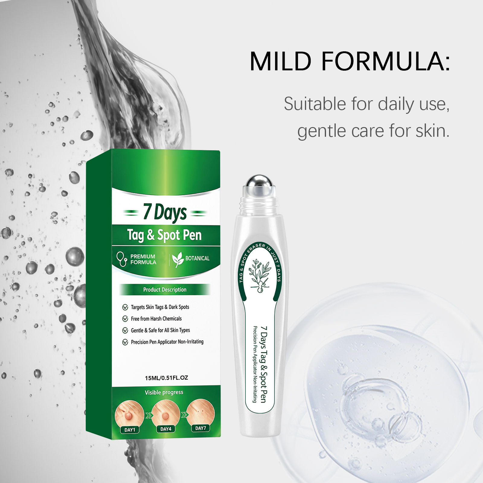 Skin Care Pen Plant Derived Formula Spot Apply Moisturize Partial Skin Clean Protect Daily Skin Maintenance