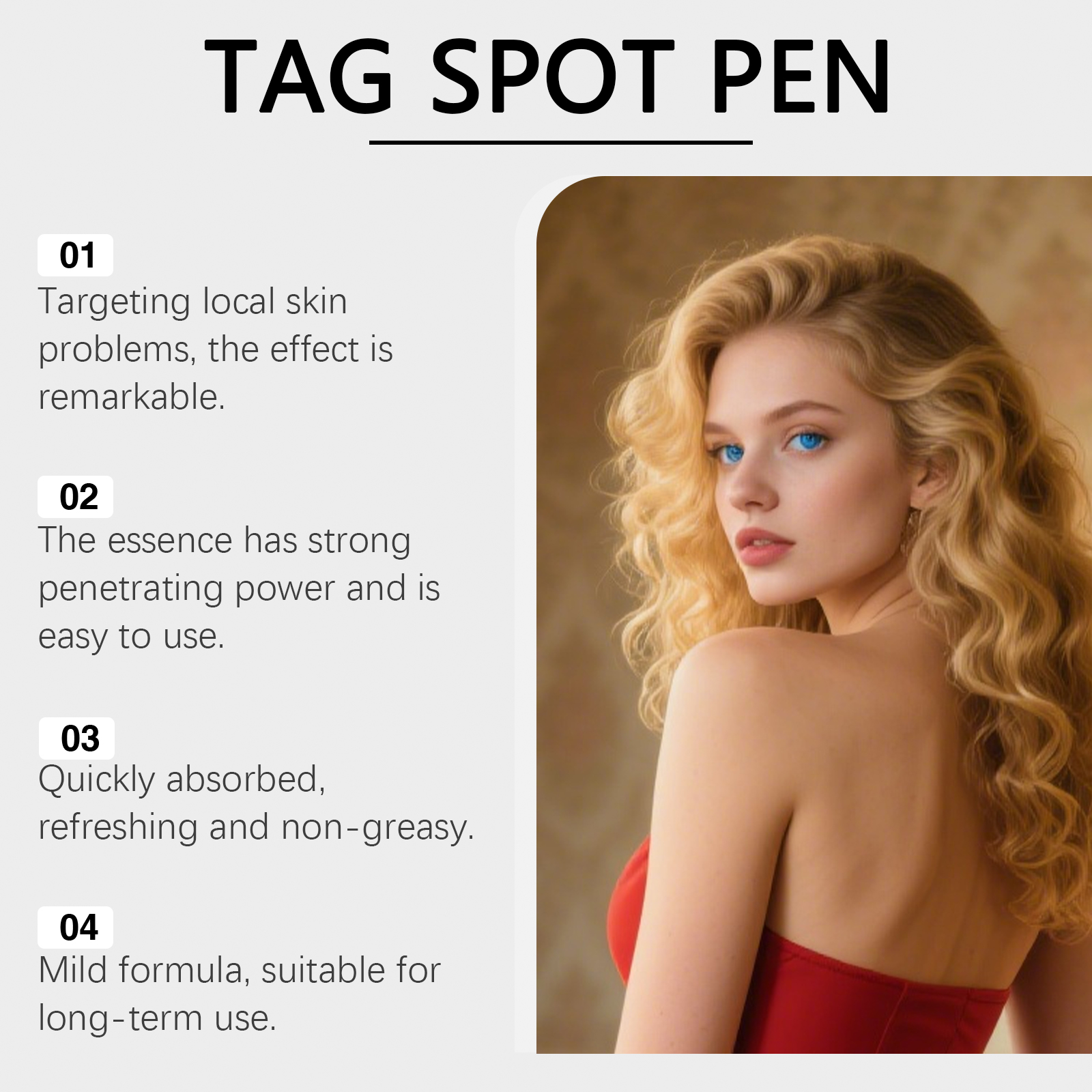 Skin Care Pen Plant Derived Formula Spot Apply Moisturize Partial Skin Clean Protect Daily Skin Maintenance
