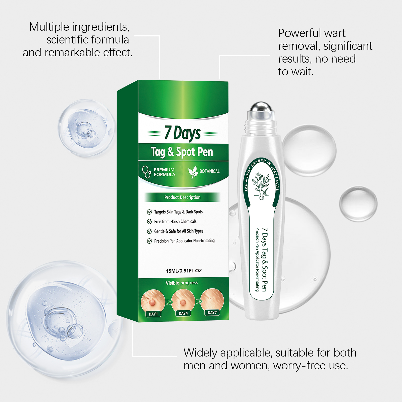Skin Care Pen Plant Derived Formula Spot Apply Moisturize Partial Skin Clean Protect Daily Skin Maintenance