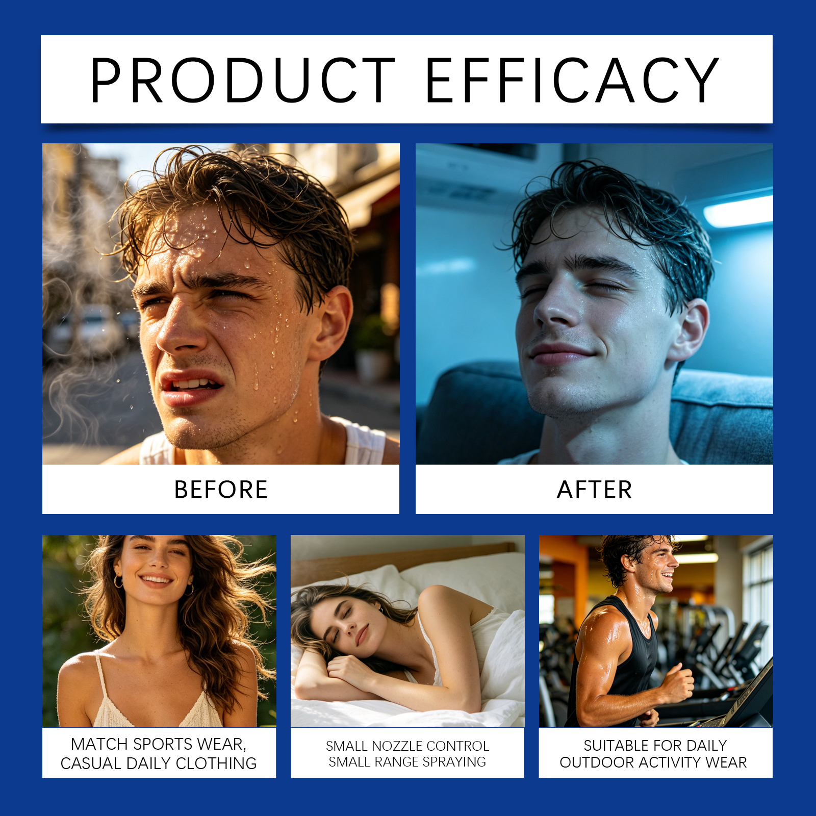 Fabric Cooling Spray Summer Icy Refreshing Portable Outdoor Sport Garment Body Skin Daily