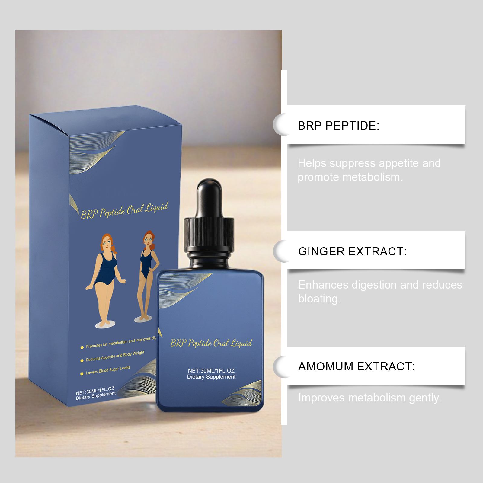 Body Care Drops Mild Ingredients Nurture Boost Figure Elastic Energy Daily Supplement Support Natural Gentle Safe Healthy Care
