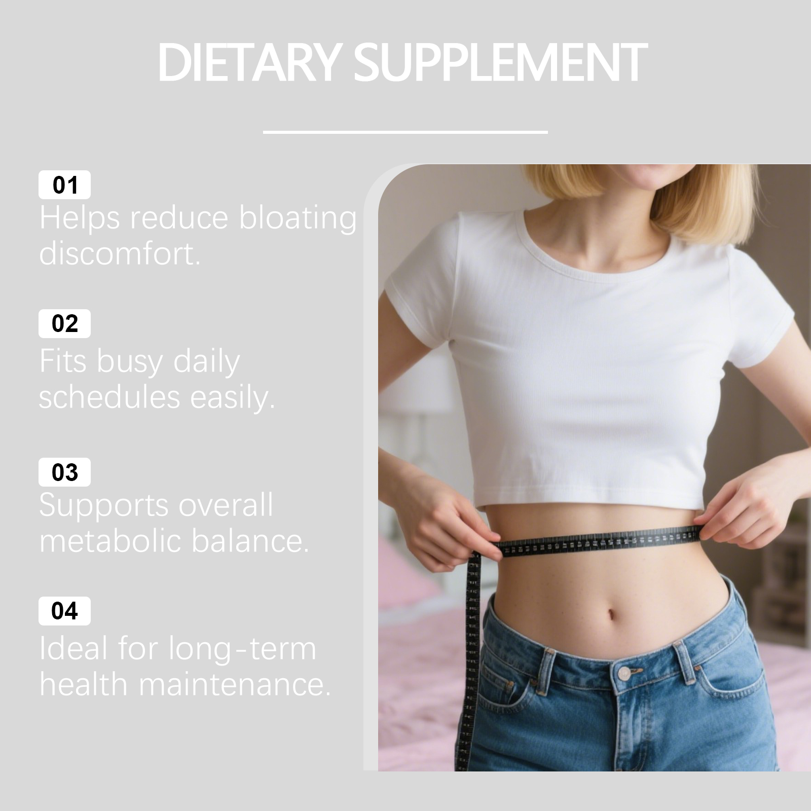 Body Care Drops Mild Ingredients Nurture Boost Figure Elastic Energy Daily Supplement Support Natural Gentle Safe Healthy Care