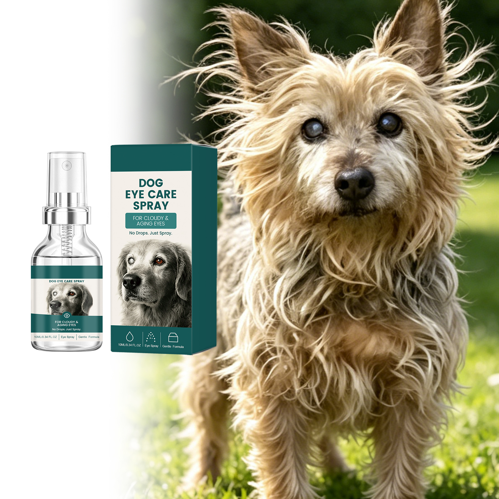 Dog Eye Care Spray Mild Formula Moist Comfort Household Pet Eye Surrounding Foreign Substance Clean