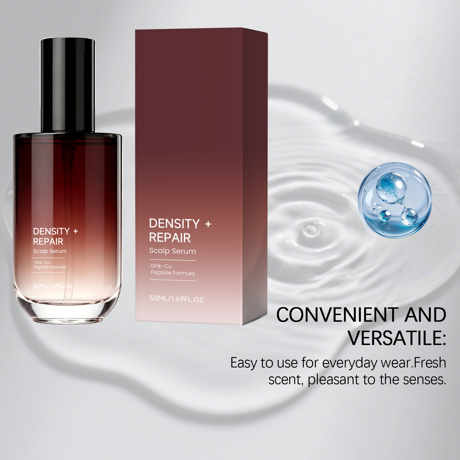 Volumizing Hair Care Essence For Fluffy Roots Smooth Dry Hair Hydrating Non Greasy Scalp Massage