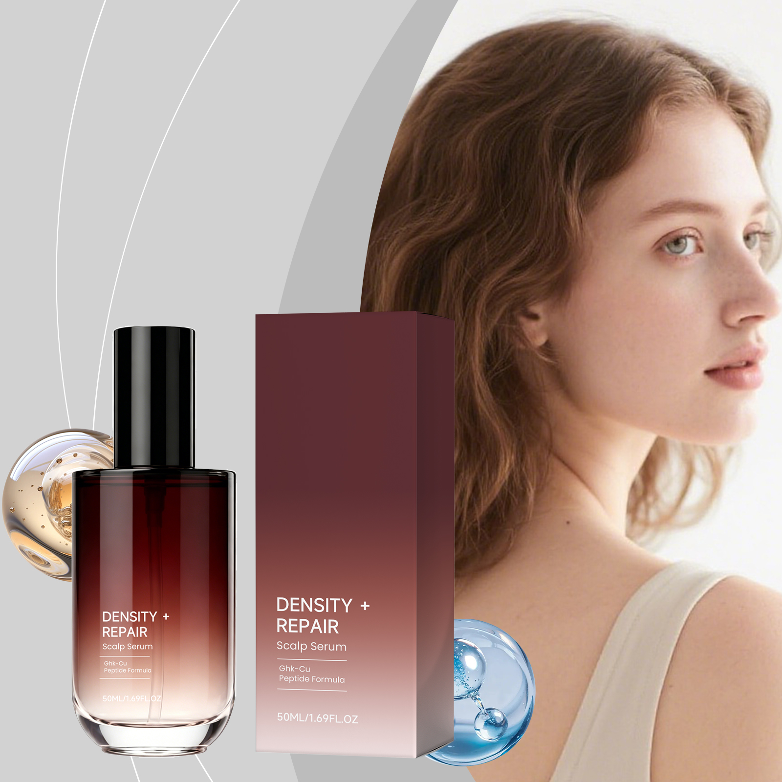 Volumizing Hair Care Essence For Fluffy Roots Smooth Dry Hair Hydrating Non Greasy Scalp Massage