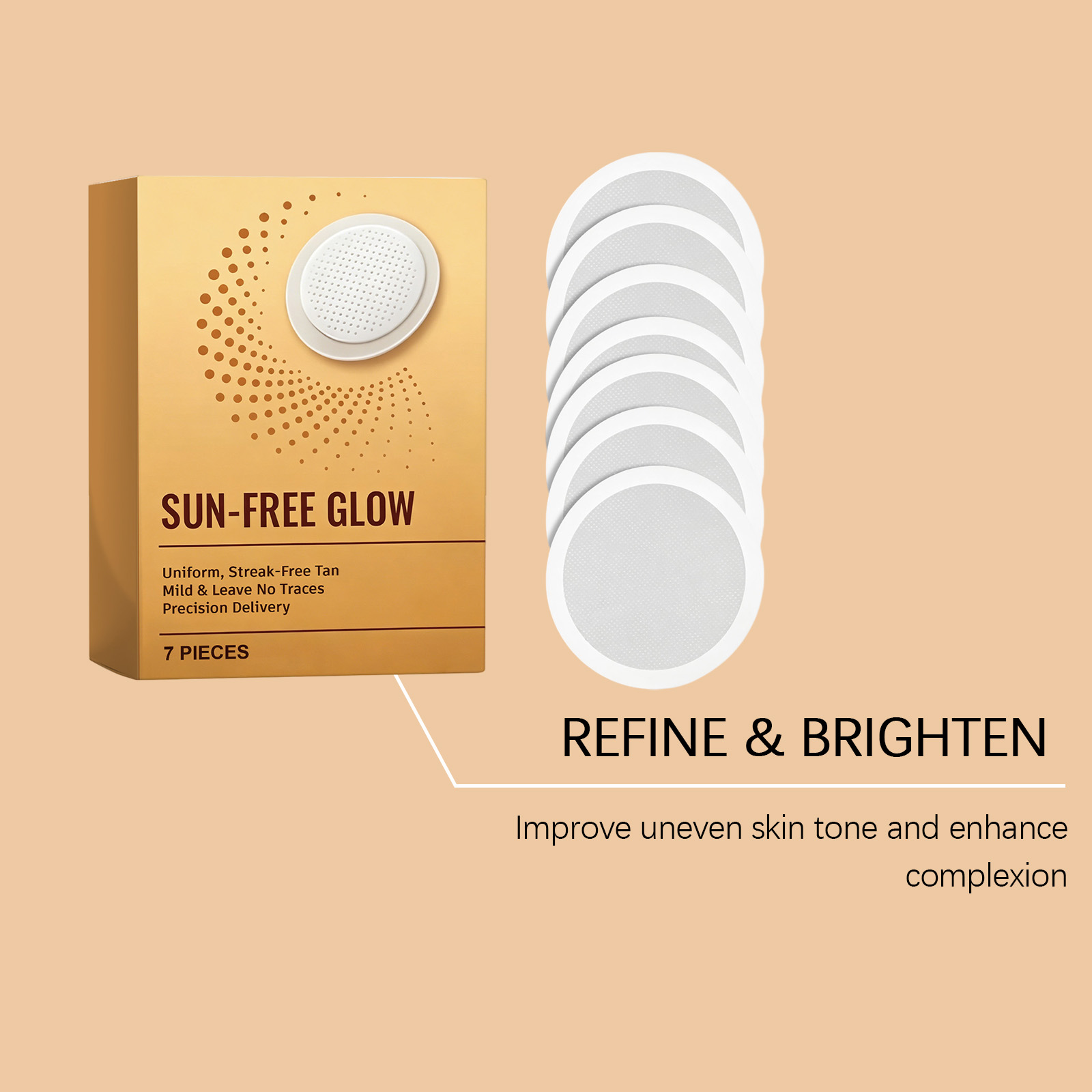 Sun Free Tanning Patch Create Bronze Skin Natural Glossy Moisturizing Skin Care Sticker