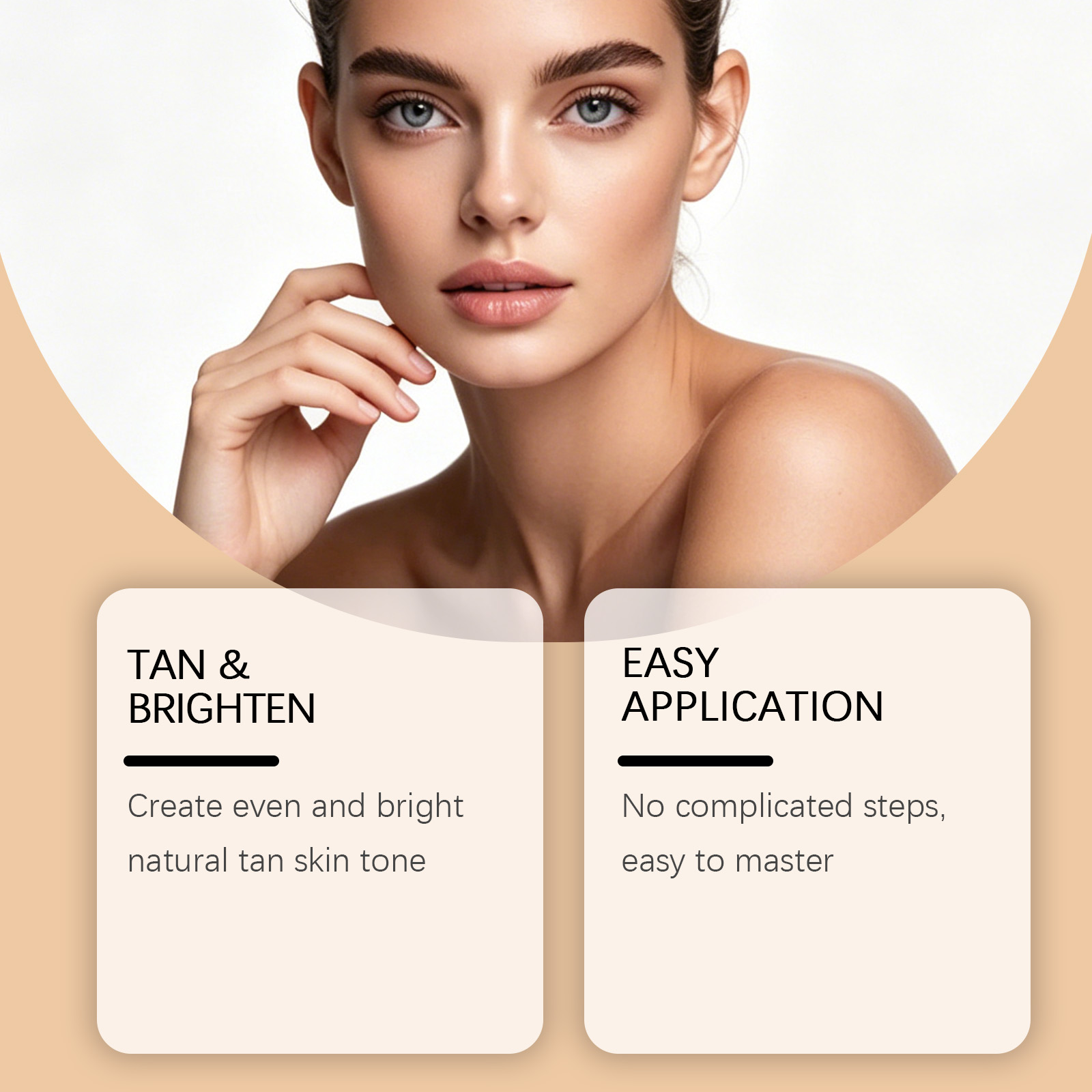 Sun Free Tanning Patch Create Bronze Skin Natural Glossy Moisturizing Skin Care Sticker