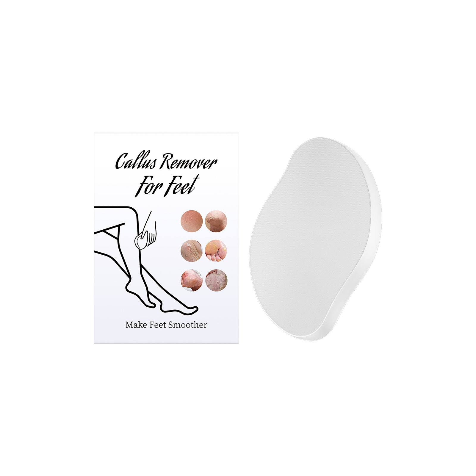 Portable Callus Remover Mild Clean Leg Skin Dead Cells Care Smooth Complexion Anti Slip Easy Operation