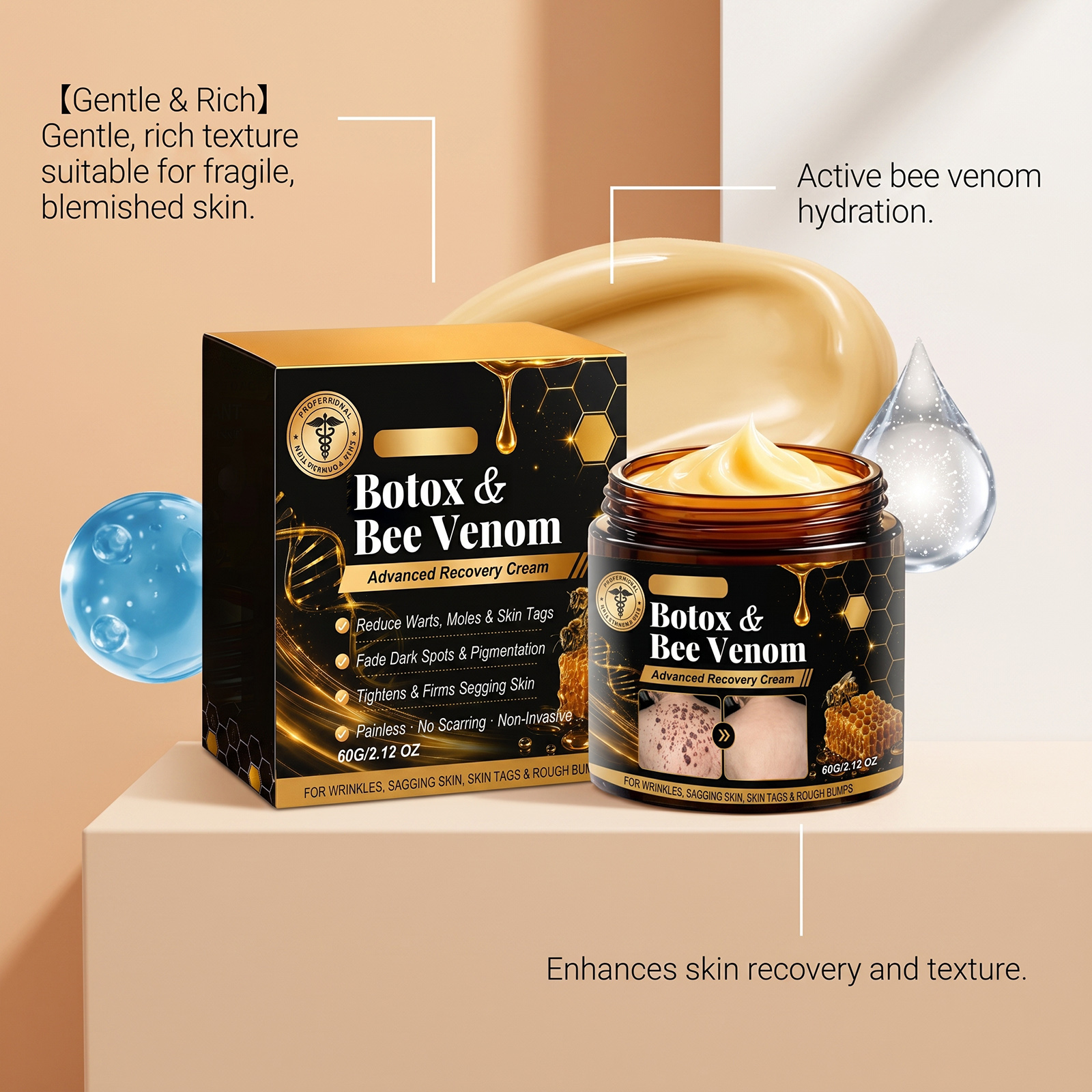 Skin Care Cream Mild Soft Delicate Daily Hydrating Refreshing Facial Body Skin Lotion