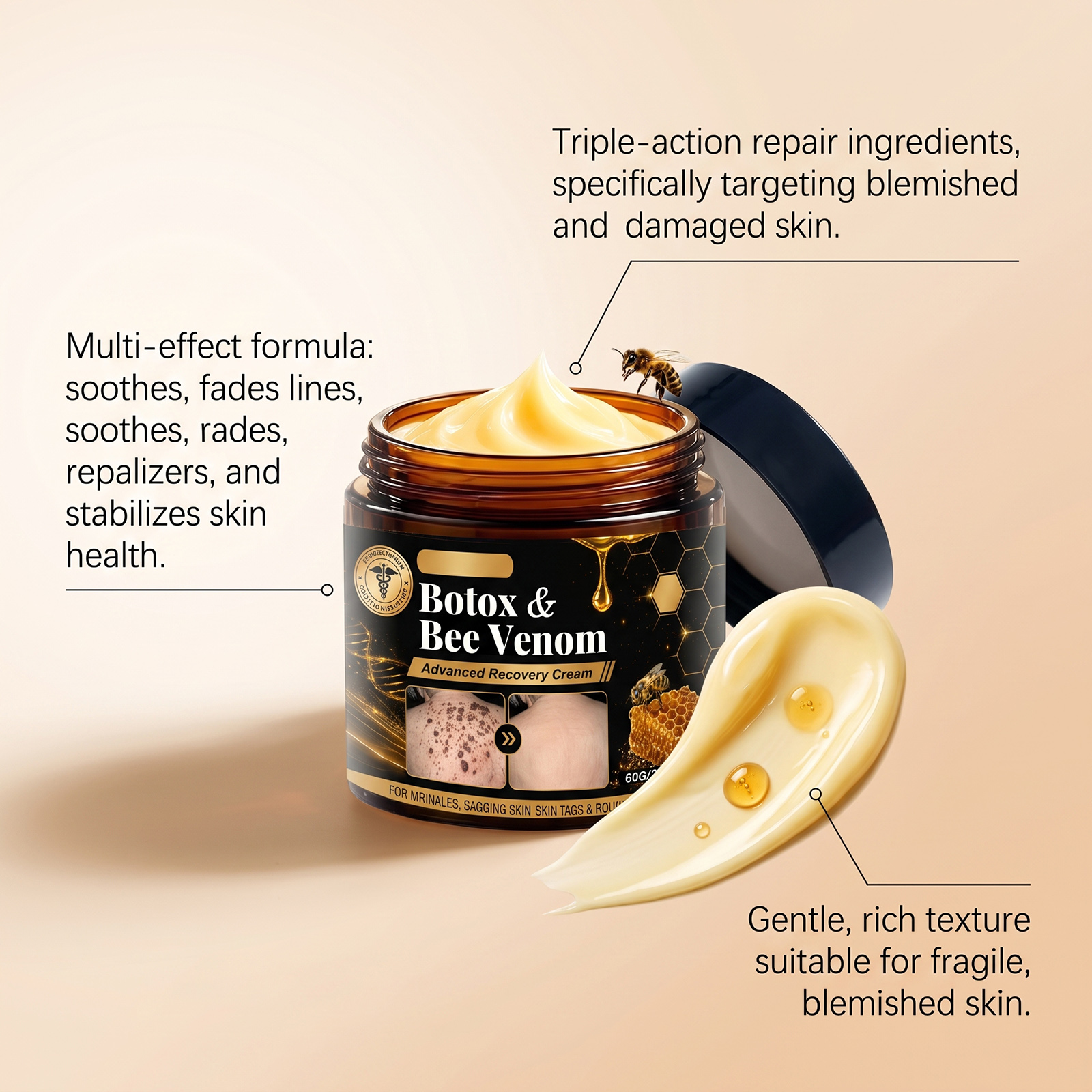 Skin Care Cream Mild Soft Delicate Daily Hydrating Refreshing Facial Body Skin Lotion