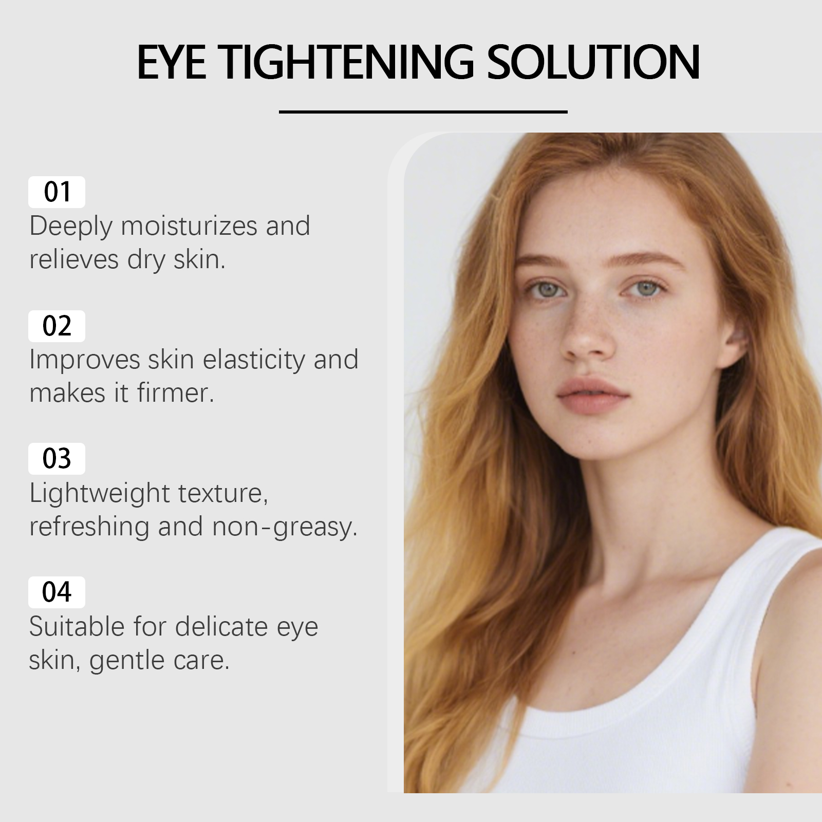 Eye Cream Gentle Mild Formula Hydrating Elastic Lock Moisture Nourish Daily Care Massage Skin Area