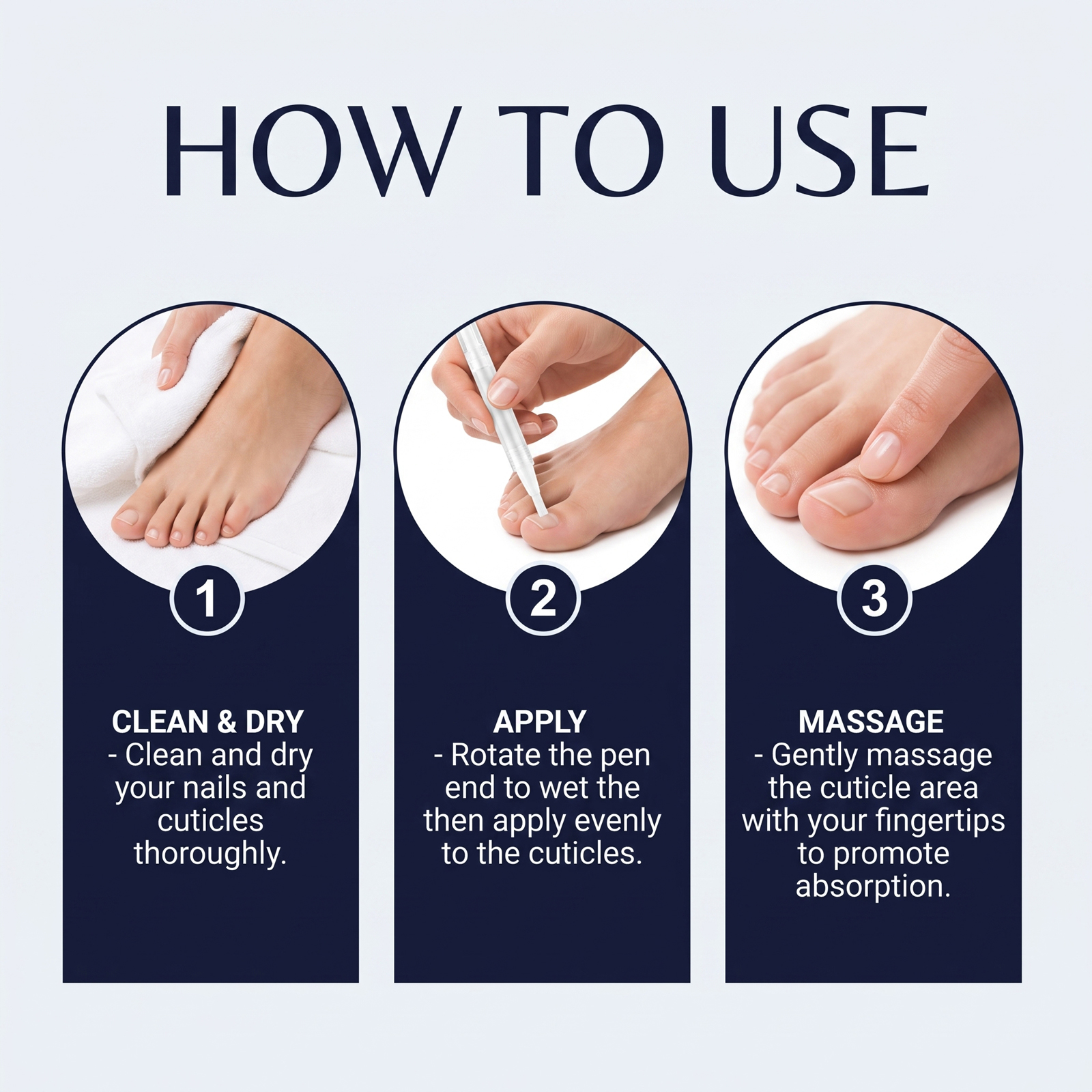 Nail Pen Gentle Nourishing Nail Mild Care Manicure Moisturizing Clean Nail Surface Glossy Smooth Nutritious Nail