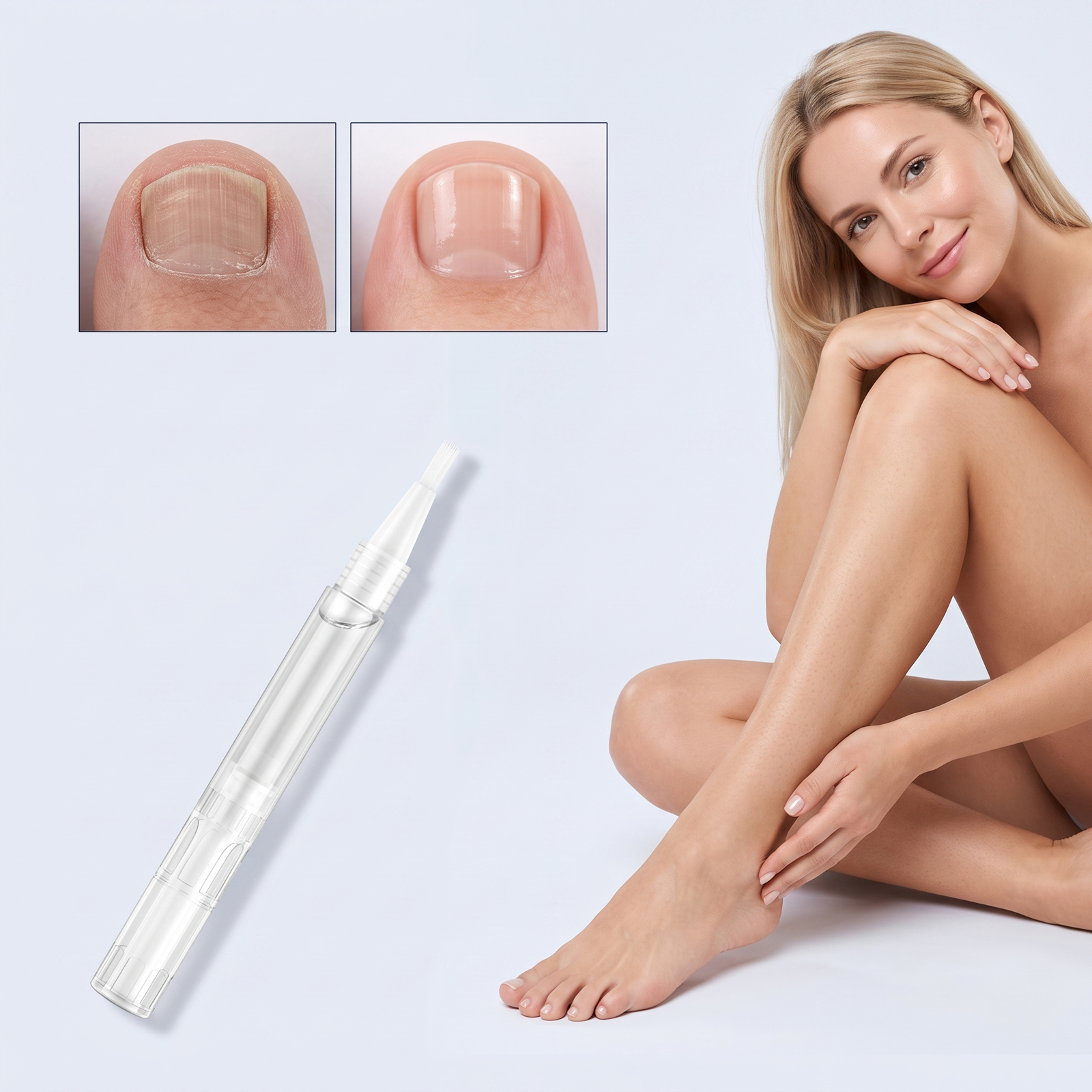 Nail Pen Gentle Nourishing Nail Mild Care Manicure Moisturizing Clean Nail Surface Glossy Smooth Nutritious Nail