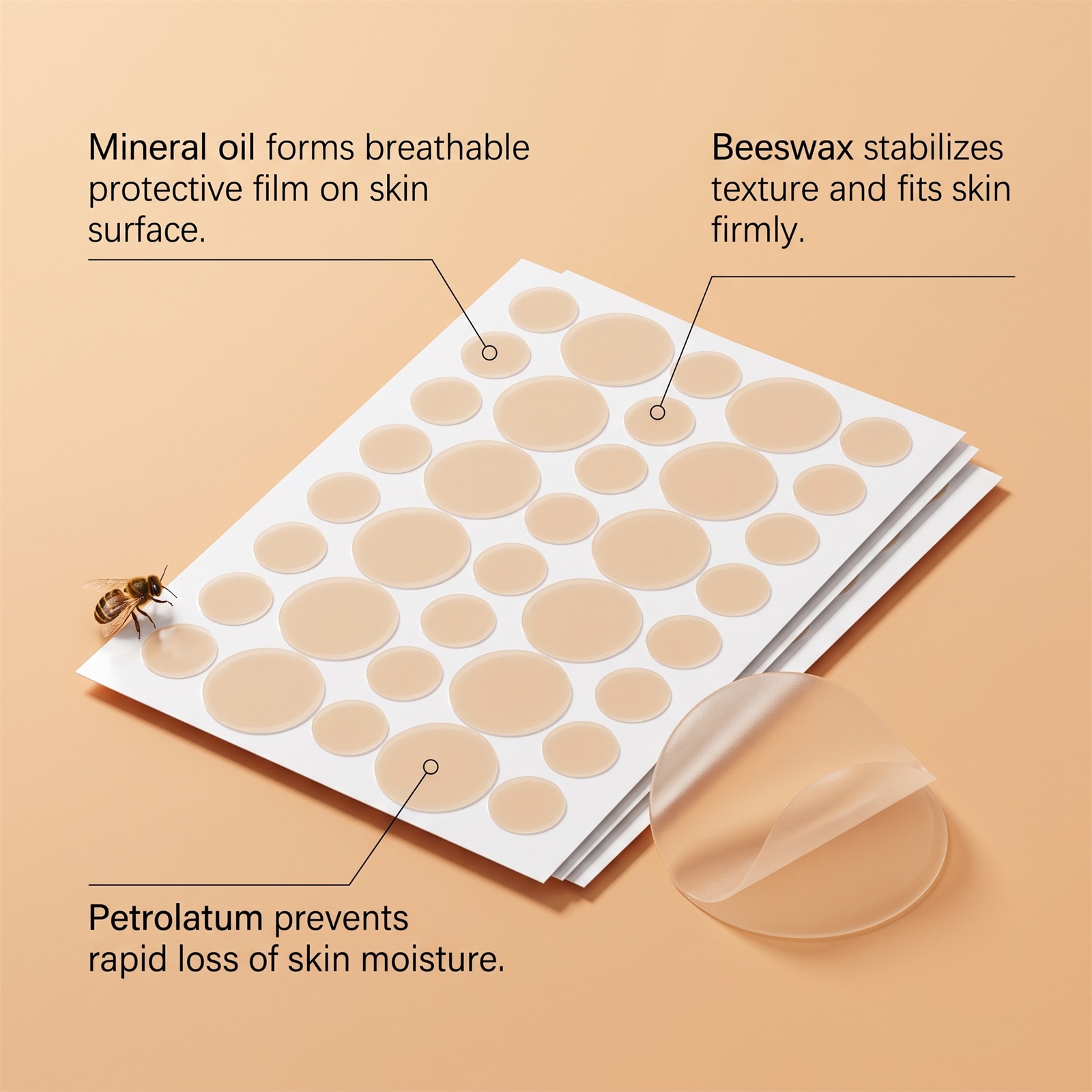 Skin Care Patch Comfort Convenient Daily Body Skin Spot Cleansing Nursing Smooth Delicate Breathable Patch