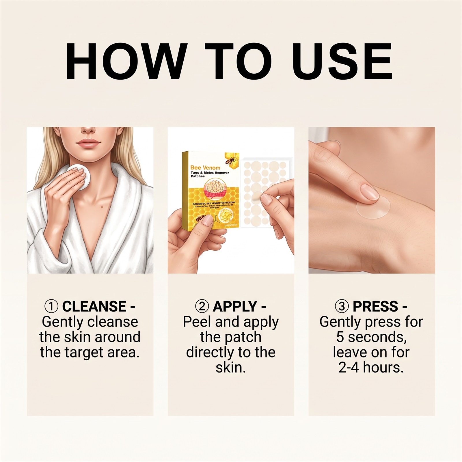 Skin Care Patch Comfort Convenient Daily Body Skin Spot Cleansing Nursing Smooth Delicate Breathable Patch