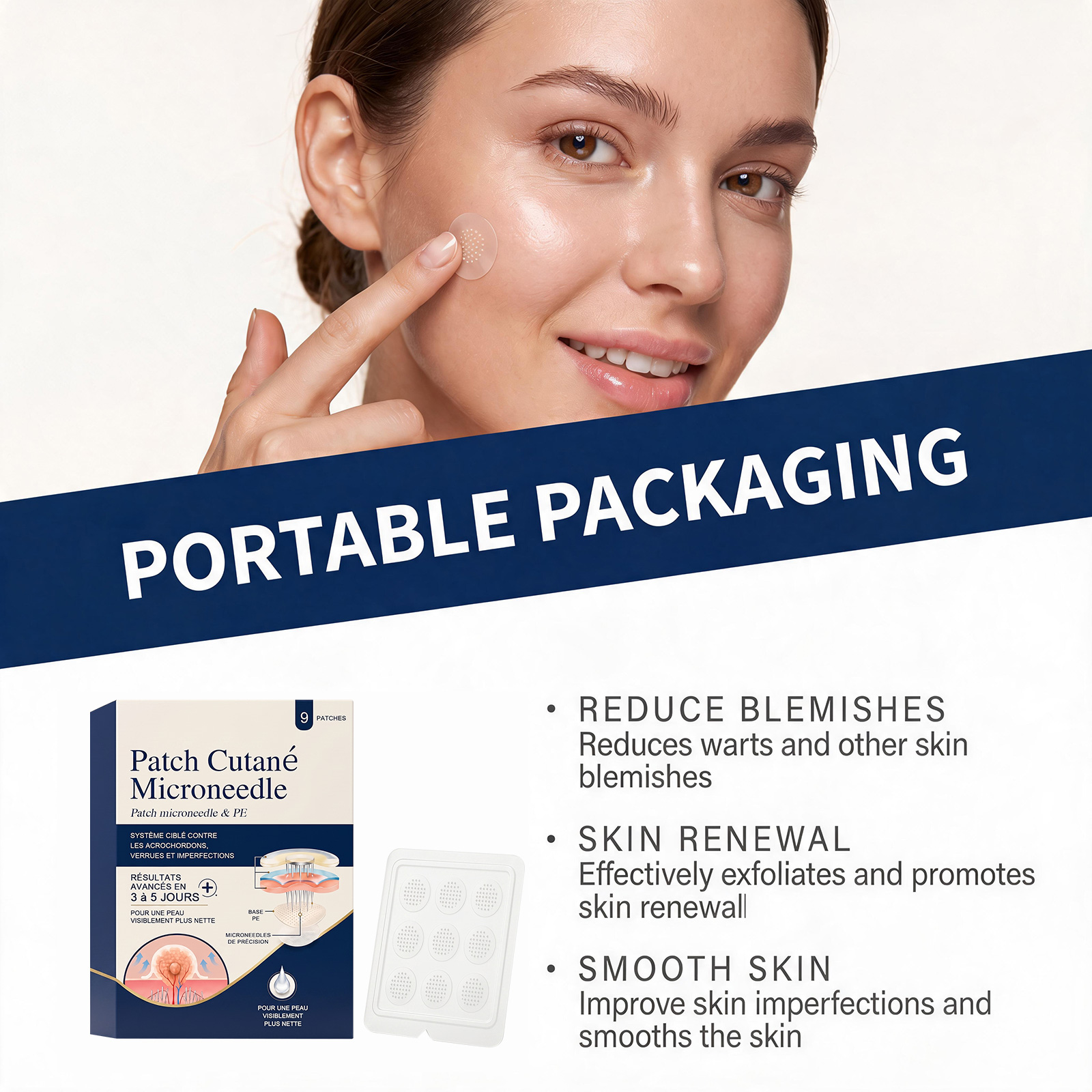 Clean Skin Care Patch Gentle Nourish Clean Complexion Fresh Comfort Invisible Daily Facial Acne Treatment Pad