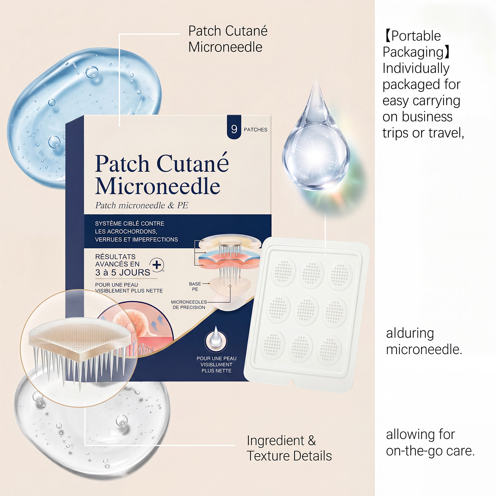Clean Skin Care Patch Gentle Nourish Clean Complexion Fresh Comfort Invisible Daily Facial Acne Treatment Pad