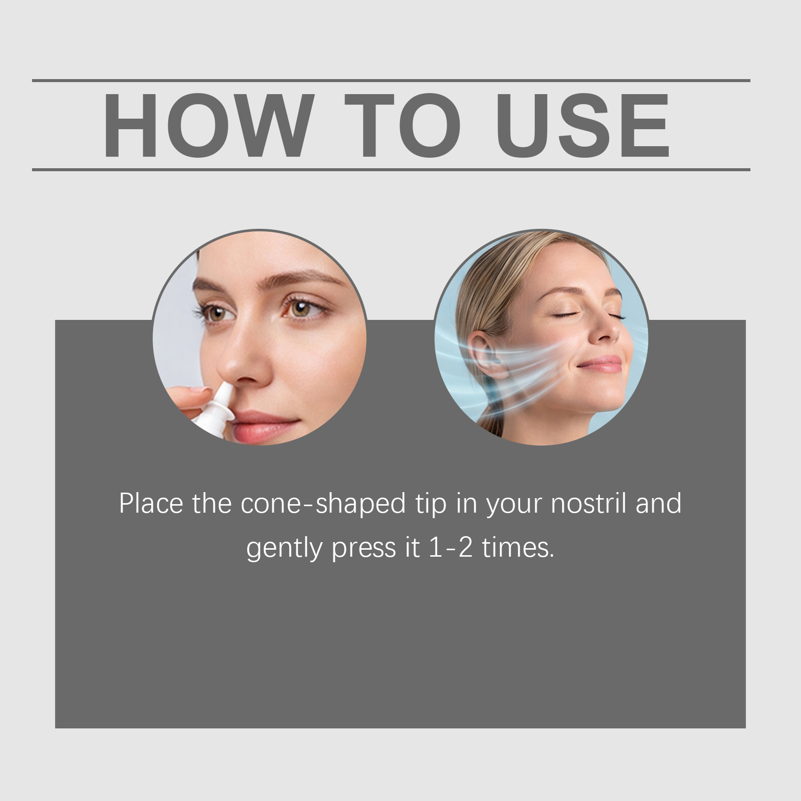 Nasal Soothing Spray Mild Gentle Care For Respiratory Nasal Discomfort Relief