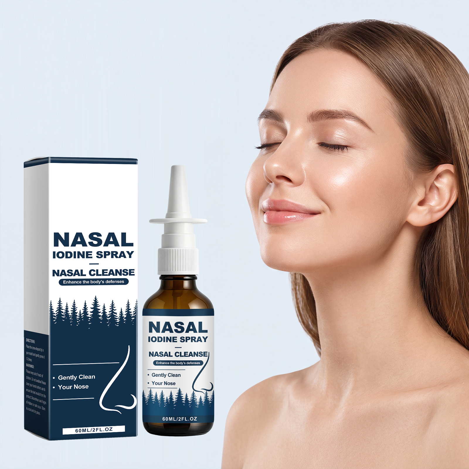 Nasal Soothing Spray Mild Gentle Care For Respiratory Nasal Discomfort Relief