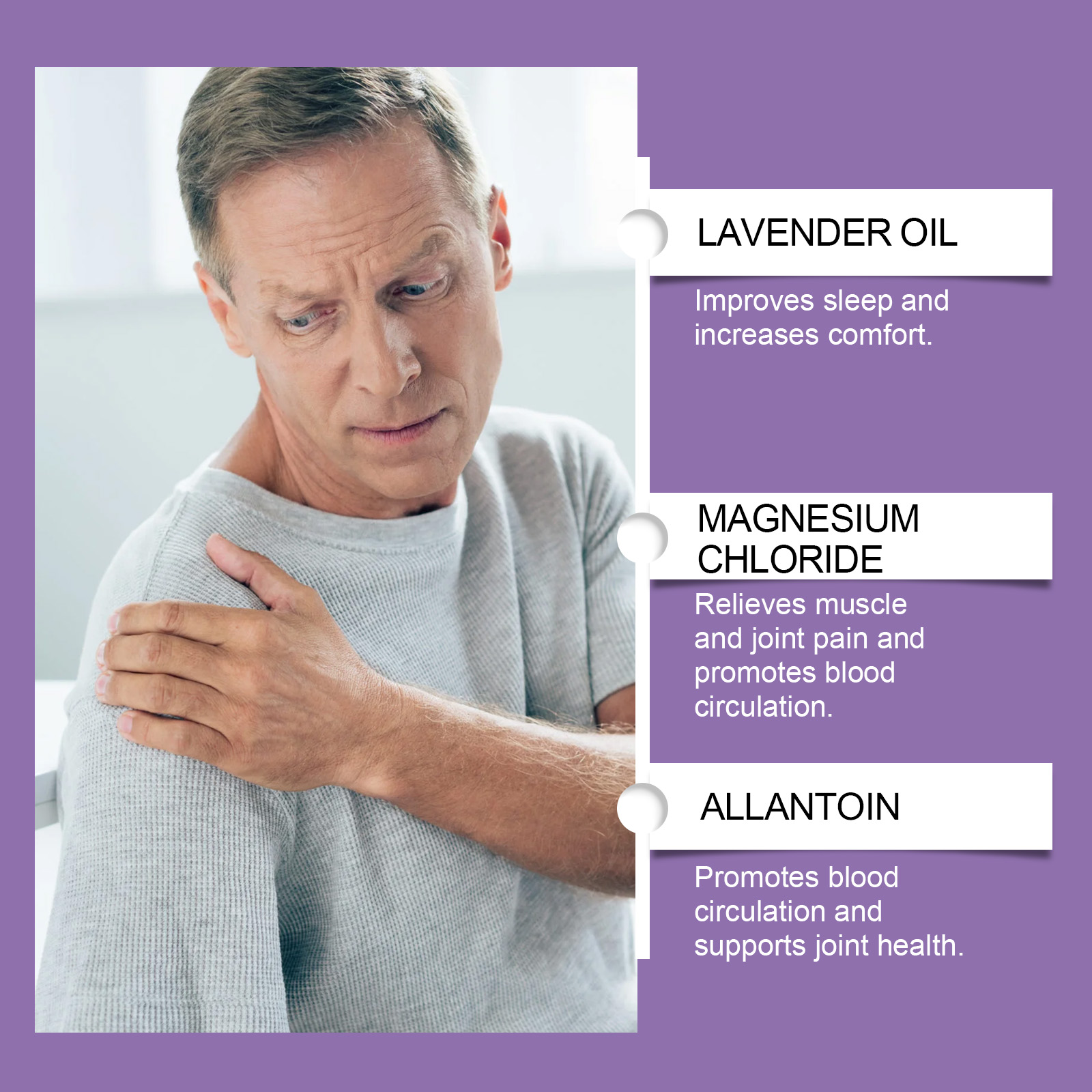 Body Soothing Magnesium Cream Gentle Daily Massage Care Relieve Wrist Knee Joint Discomfort Ingredients