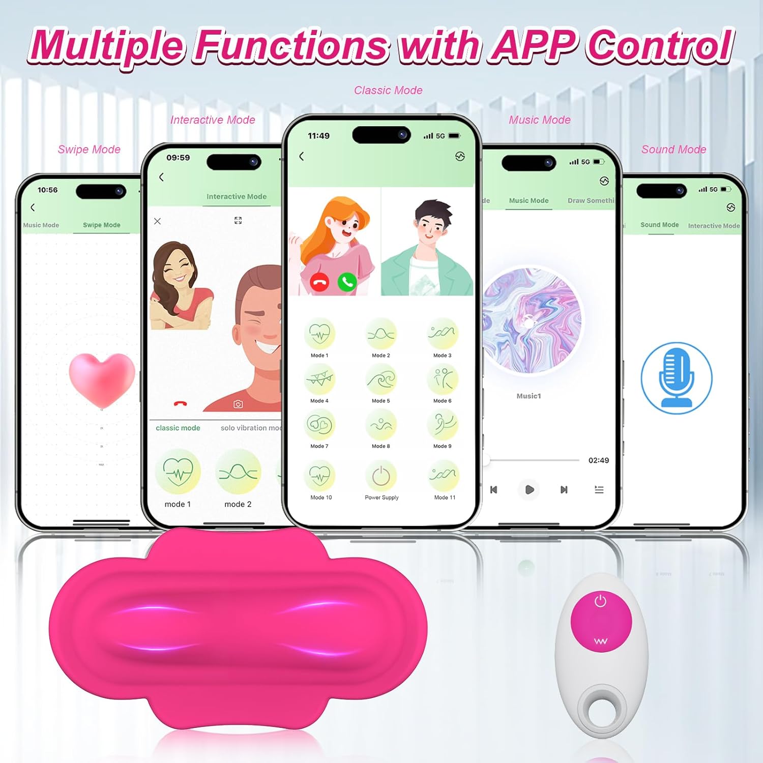Wearable Panty APP Remote Control Vibrator Adult Sex Toys Couples for Women Clitoral Mini Egg Bullet Butterfly Vibrator Toy Vagina Stimulator