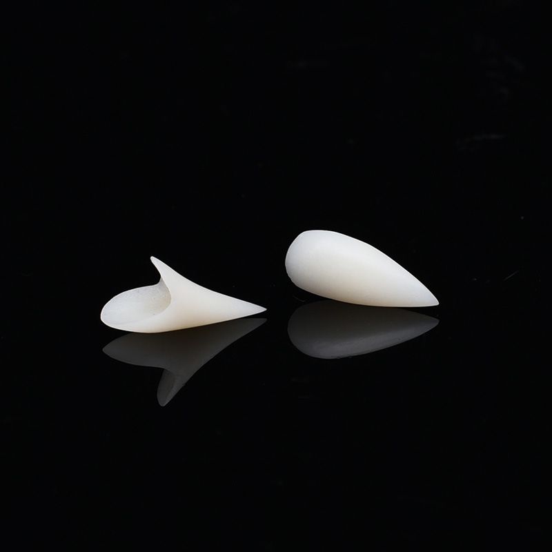 (13mm) Halloween Vampire Teeth Fake Fangs Zombie Cosplay Makeup Prop For Party Costume 1 Pair