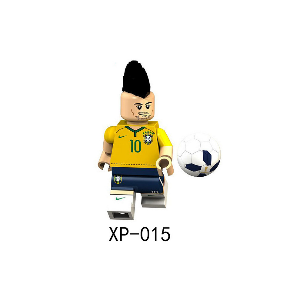Minifigures Building Blocks Toy World Cup Football Team Series Compatible with Lego for Collection Cake Decorations Easter Eggs 8 Pcs Set