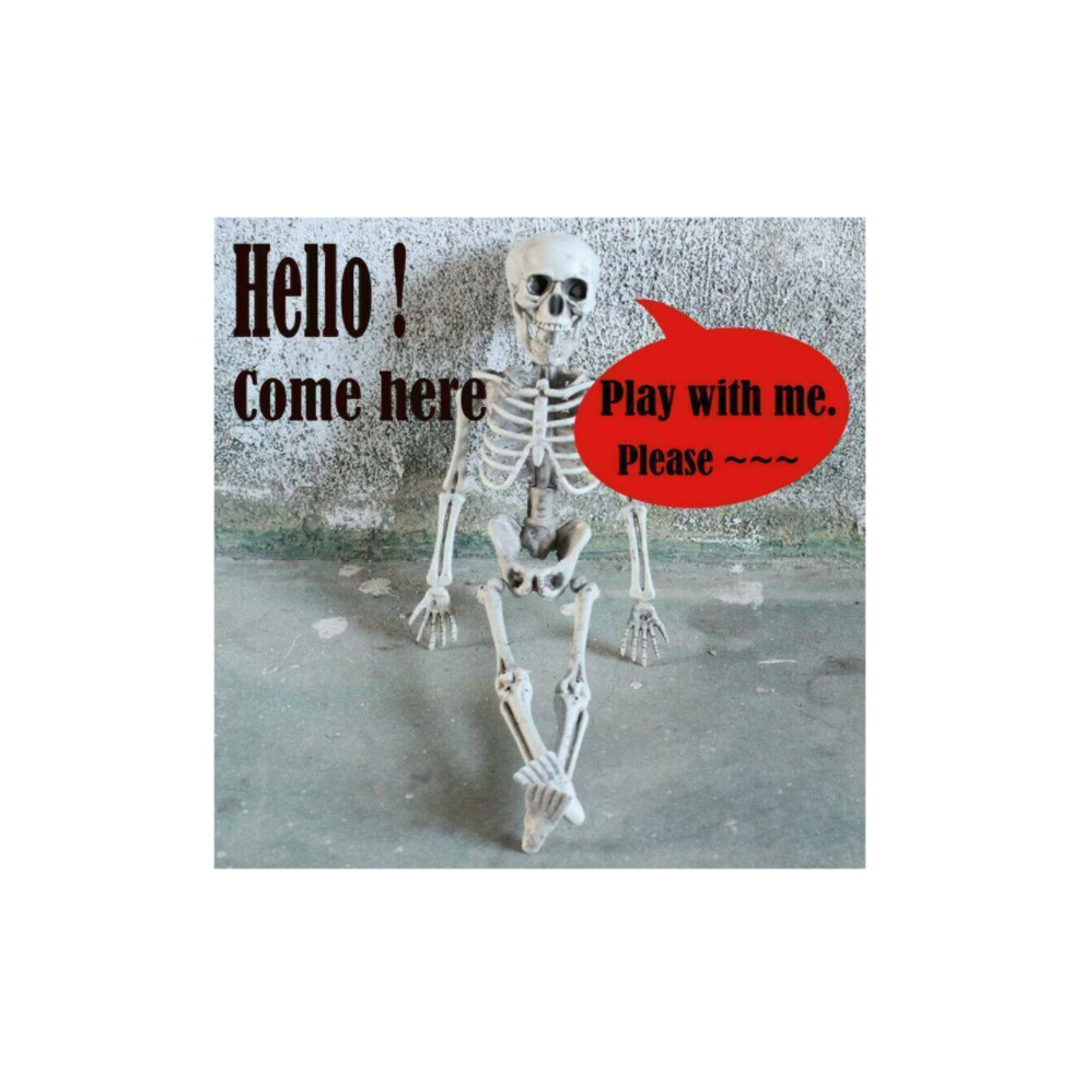 Human Skeleton Prop Halloween Party Decoration
