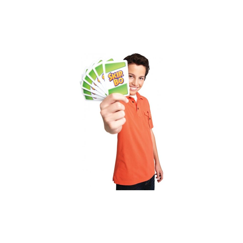 Mattel Games UNO:SKIP BO Card Game Multiplayer Card Game Family Party Games Toys Kids Toy