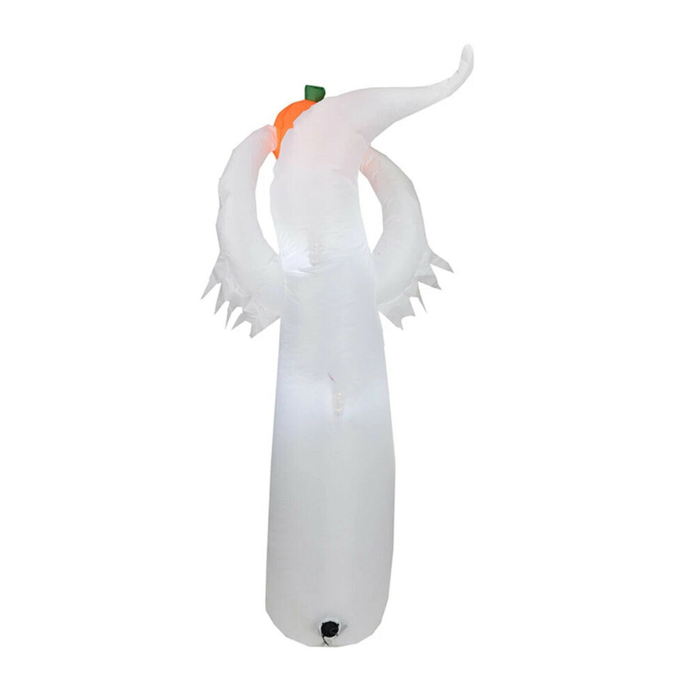 180Cm/5.9FT Halloween Inflatable Model Halloween Inflatable Luminous Ghost Lifting Pumpk