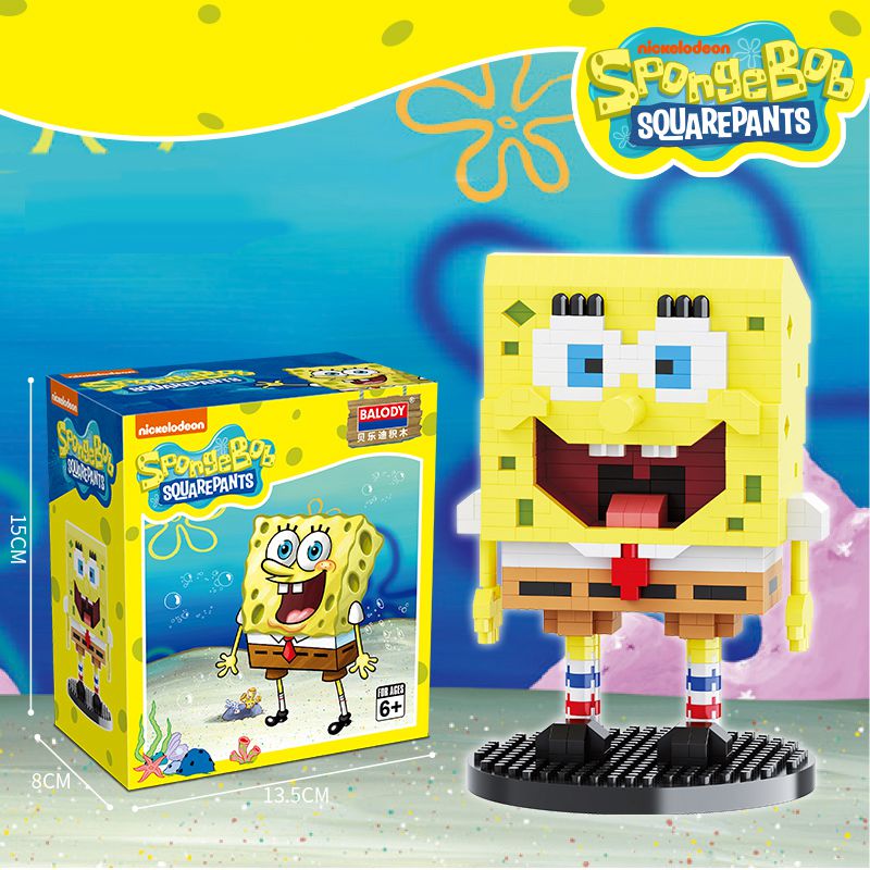 SpongeBob SquarePants Micro Block Kids Toys Birthday Gifts