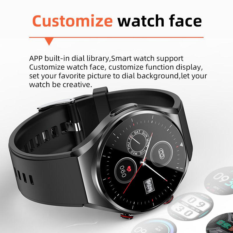 New Men Smart Watch ECG Monitoring Noninvasive Blood Glucose Heart Rate Multifunctional Womens Bluetooth Smart Watch