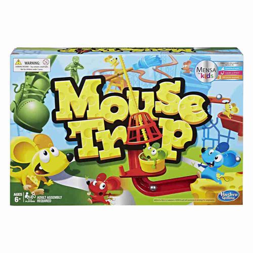 The Mouse Trap Game-Multicolor-One Size Classic Mousetrap Board Game