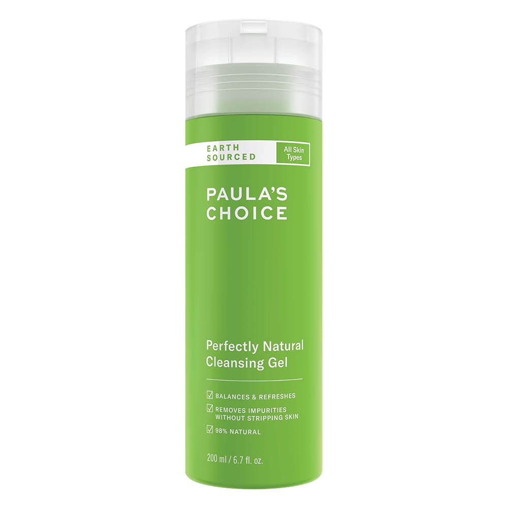 Paulas Choice EARTH SOURCED Cleanser Gentle Gel Face Wash with Natural Ingredients Removes Impurities Make Up for Soft Radiant Skin All Skin Types