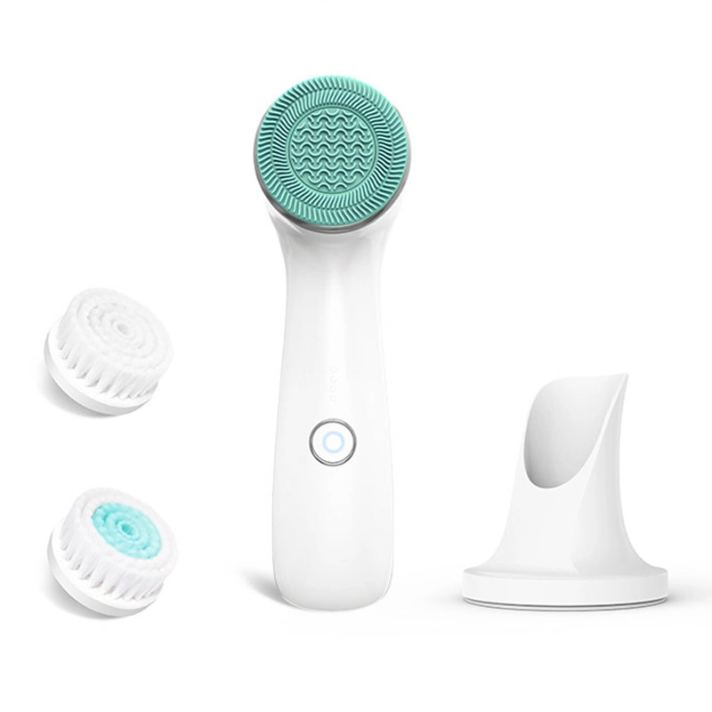 Ultrasonic Face Cleanser Facial Silicone Cleansing Brush Electric Cleansing Tool Face Massager