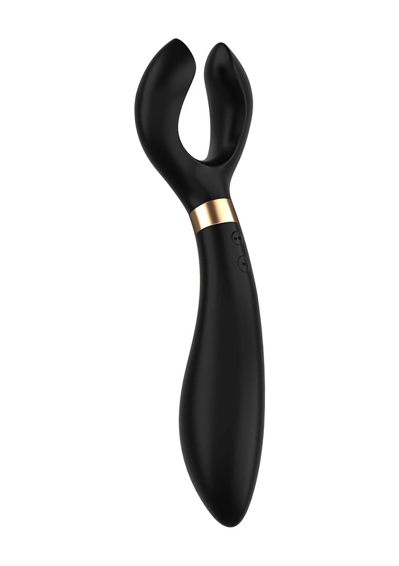 (Blue) Satisfyer Endless Fun Vibrator for Couples Sex Toy Dildo for Clitoral G-spot Stimulation Men Penis Ring Multifunctional