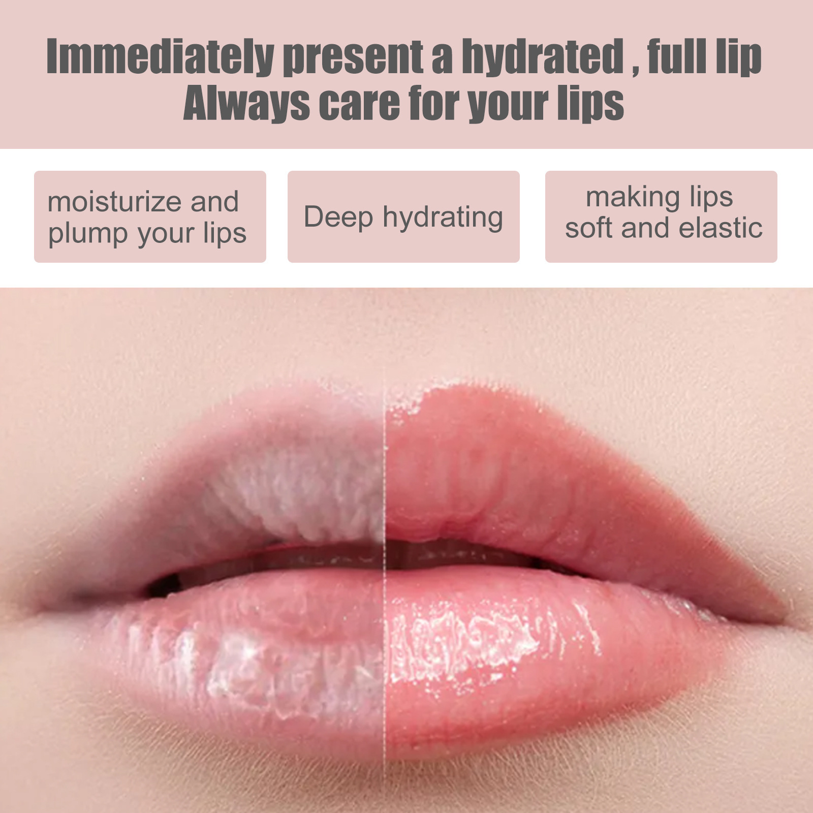 Lips Plumping Serum Gloss Lips Maximizer Transparent Lips Plumper Serum Enhancer Nourishes Moisture Retention Lip Care Makeup Beauty Health 5ml