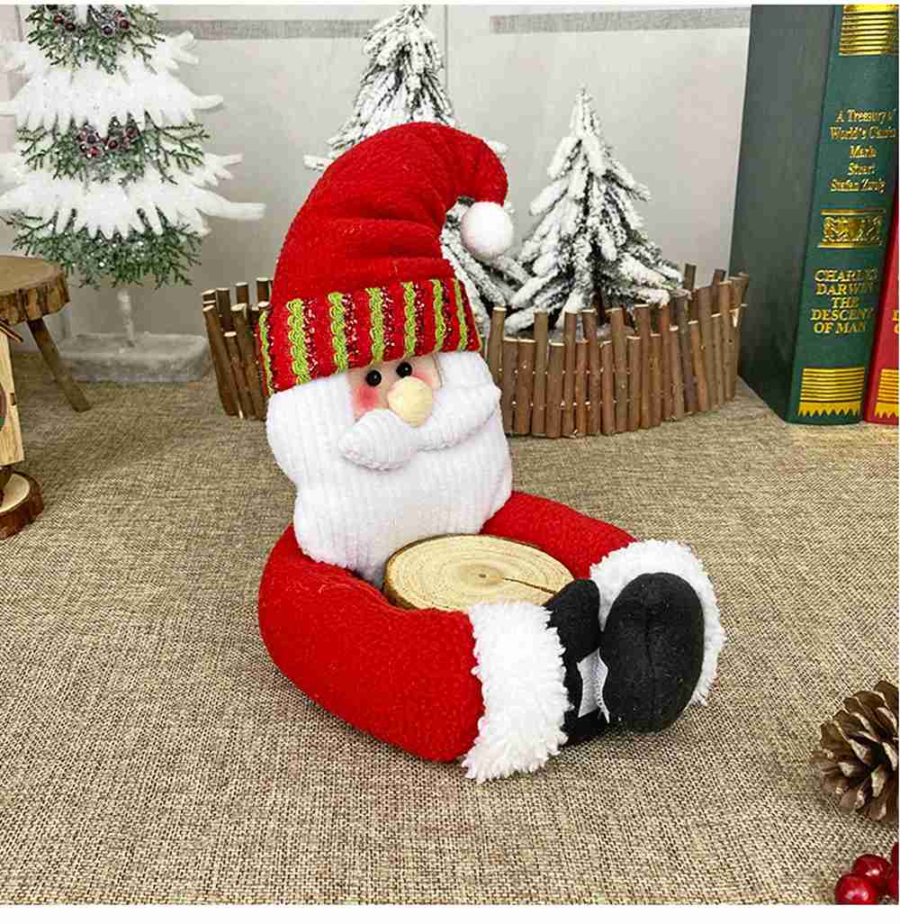(1PCS Santa Claus) 2PCS 3D Christmas Curtain Tiebacks Dolls Curtain Buckle Holdbacks Curtain Clips Curtain Tie backs Window Strap Buckle Holder Xmas Santa Claus Snowman Window Home Decoration Decors Ornaments