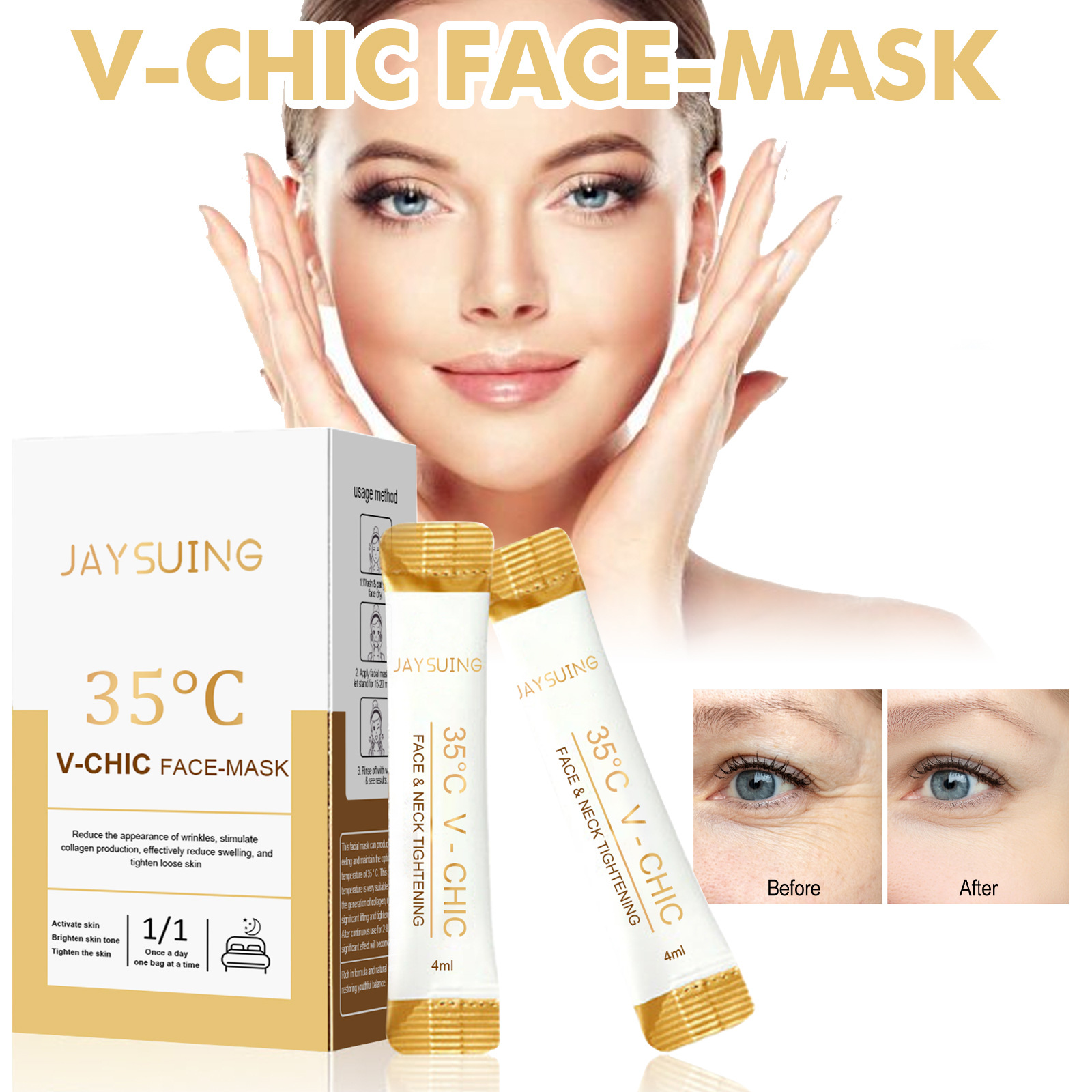 Anti Aging Face Mask Moisturizing Gel Masque Face Cover Soothing Lifting Firming